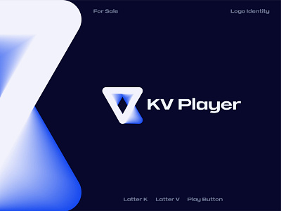 KV Player modern logo