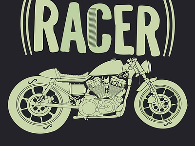 Motorbike wireframe branding design flat illustration illustrator logo minimal vector