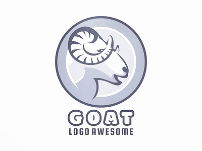 Goat Logo Awesome brand creative goat goat logo goats logo awesome logo design mascot logo inspiration