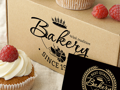 BAKERY_logo design for confectionery bakery baking cake karandashova