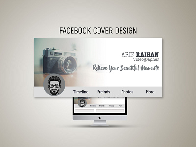 Facebook Cover Photo 1 banner ads branding design facebook ad flat illustration photoshop typography