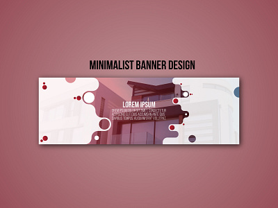 MInimalist Banner Design 1 banner ads branding design facebook ad flat illustration illustrator instagram post photoshop typography