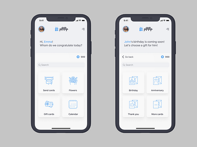 Giftflip App app app design branding design figma figmadesign gift app gift card ios logo minimal ui ux