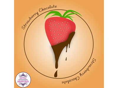 Strawberry Chocolate adobe adobe illustrator art chocolate chocolates illustration illustrator photoshop strawberries strawberry