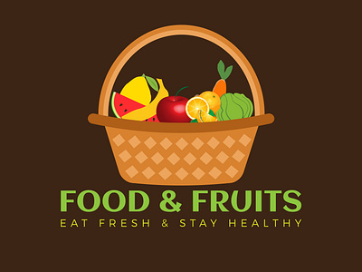 Ready made food Logo design with Fruits