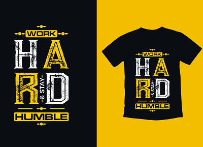 Work hard stay humble vector image branding branding design design tshirt tshirt art tshirt design tshirtdesign tshirts typography