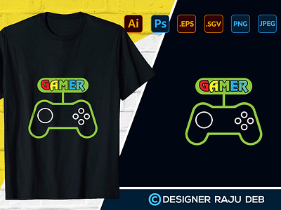 Gaming T-shirt Design