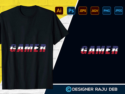 Gamer T-shirt Design