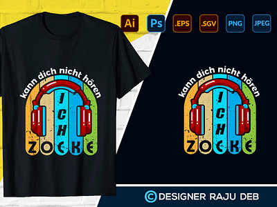 Gaming T-shirt Design