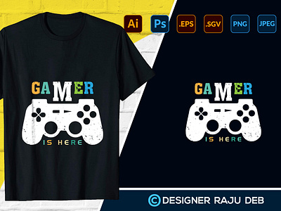 Gaming T-shirt Design