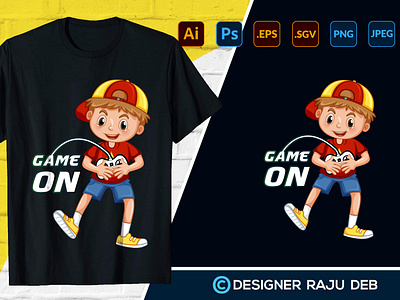 Gaming T-shirt Design