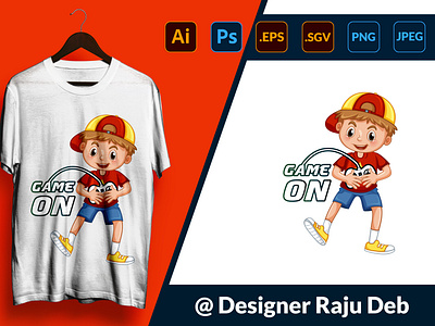 Gaming T-shirt Design