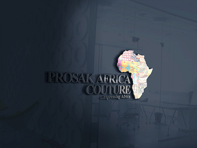 Prosak Africa Couture Logo Design brand brand design brand identity branding design graphic design logo