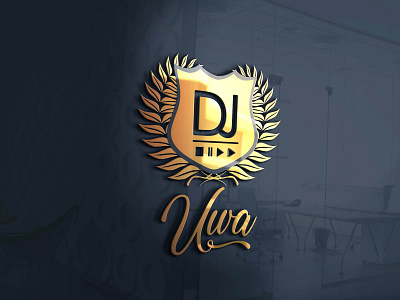 DJ Uwa Logo Design