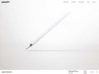 penci+ new website animation art direction design industrial design kickstarter launching soon. product design responsive layout web design