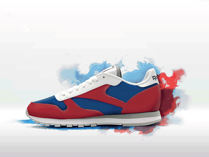 YourReebok customization advertising advertising campaign animation art direction campaign gif retouching