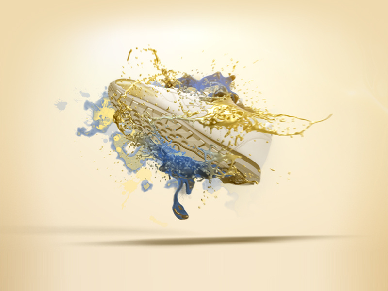YourReebok 3d still retouching motion animation design art direction 3d animation 3d