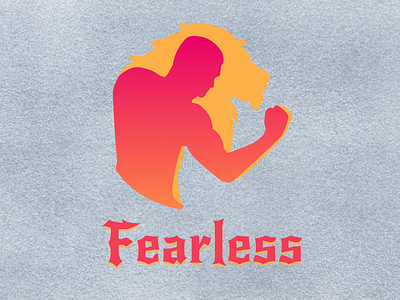 Logo Fearless clothes clothing brand clothing design fear fearless logo logodesign logos logosketch