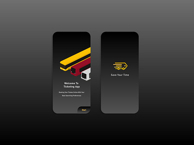 Ticketing App app black branding bus dashboad design homepage icon illustration illustrator logo procreate task ticket ticket app ui ux vector web website