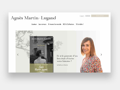 Agnès Martin Lugand design illustration web design webdesign webdesigner wordpress wordpress design wordpress development