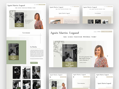 Agnès Martin Lugand design illustration web design webdesign webdesigner wordpress wordpress design wordpress development