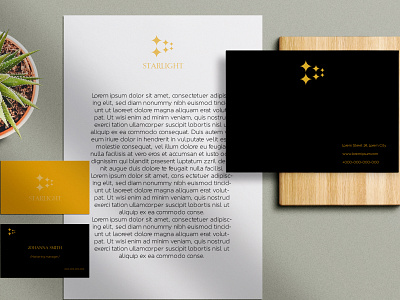 Starlight clotting store mock ups branding businesscard design designer graphicdesign logo minimal typography vector