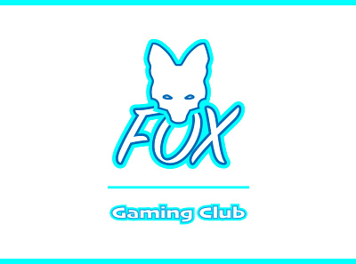 Logo Concept for FOX Gaming Club brand brand design brand identity branding design designer game gaming gaminglogo graphicdesign illustration logo minimal typography vector