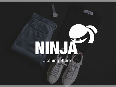 Logo concept for NINJA Clothing Store