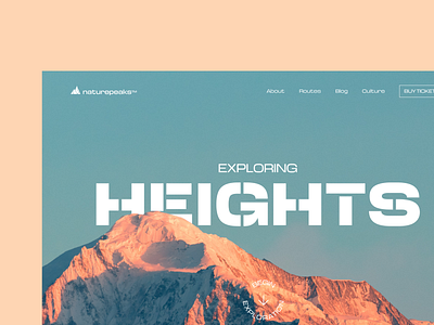 Exploring Heights illustration parallax ui web design website