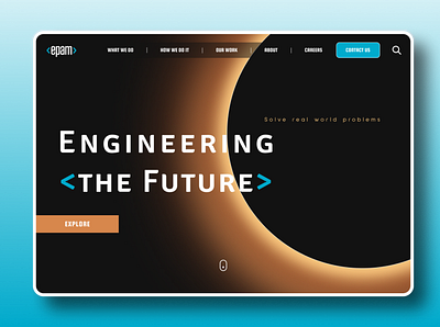 Epam Web site redesign app branding design epam figma flat minimal typography ui ux web