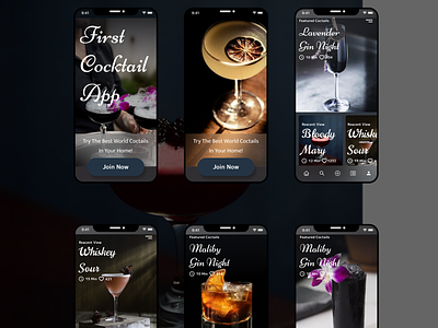 First cocktail app Christmas edition!