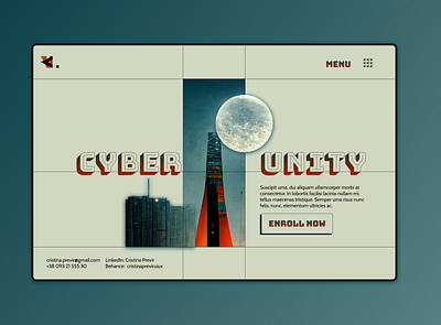 Cyber Unity app app design application branding design figma flat graphic design icon illustration logo minimal typography ui uidesign uiux uiuxdesign ux vector web