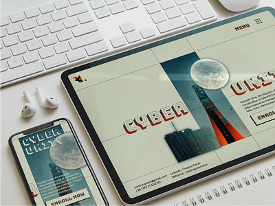 Cyber Unity Ui/Ux hero page app app design application branding cyber design figma flat graphic design illustration ios logo minimal ui uidesign uiux uiuxdesign ux vector web