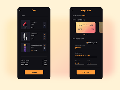 Checkout page UI adobexd cart checkout dayliui design payment ui ux