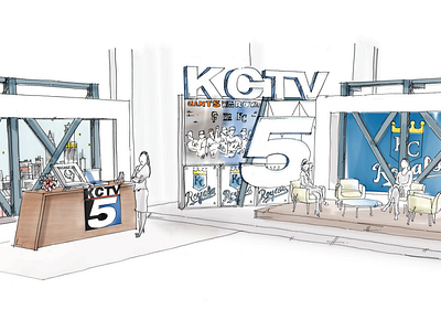 KCTV 5 TV Station Studio B