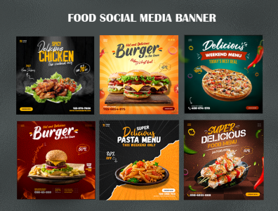 Food social media post