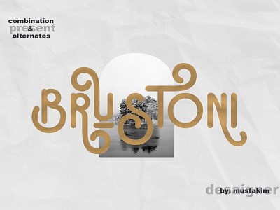 BRUSTONI animation app branding creative design graphic design handdrawntype illustration logo logoshift sketch typedesign typeface