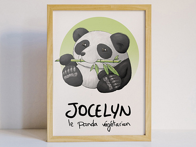 Jocelyn le panda végétarien