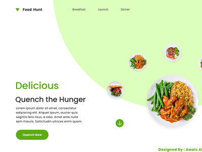 Food Web design design ui ui design ux web web deisgn