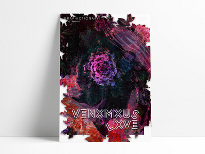 007 - Venomous Love - Graphictionary design emotions feelings graphic graphic design mood moods moody poster poster a day poster challenge poster collection poster design posters typeface