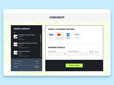 DailyUI 2: Credit Card Checkout