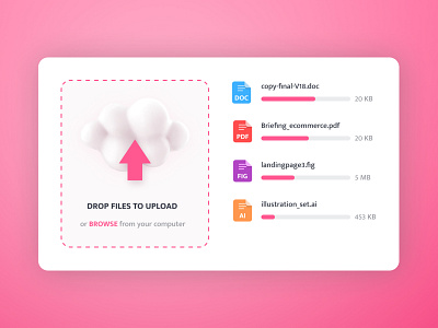 Daily UI 031: File Upload daily 100 challenge daily ui daily ui 031 dailyui dailyui 031 dailyuichallenge drag and drop file upload ui upload