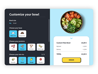 Daily UI 033: Customize Product