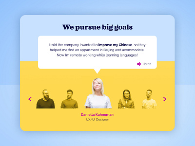 Daily UI 039: Testimonials daily 100 challenge daily ui daily ui 039 dailyui dailyui 039 dailyuichallenge testimonial testimonials ui