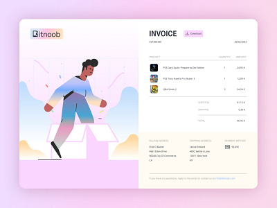 Daily UI 46: Invoice