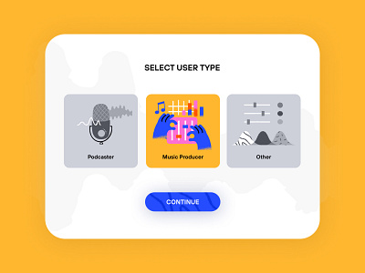 Daily UI 64: Select User Type daily 100 challenge daily ui daily ui 064 dailyui dailyui 064 dailyuichallenge select user type ui user type