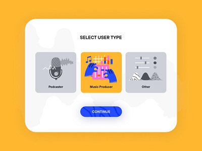 Daily UI 64: Select User Type