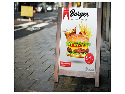 Burger Flyer burger design flyer flyer design photoshop