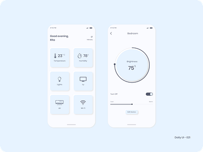 Daily UI 021 - Home Monitoring Dashboard