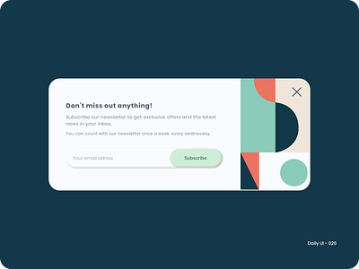 Daily UI 026 - Subscribe
